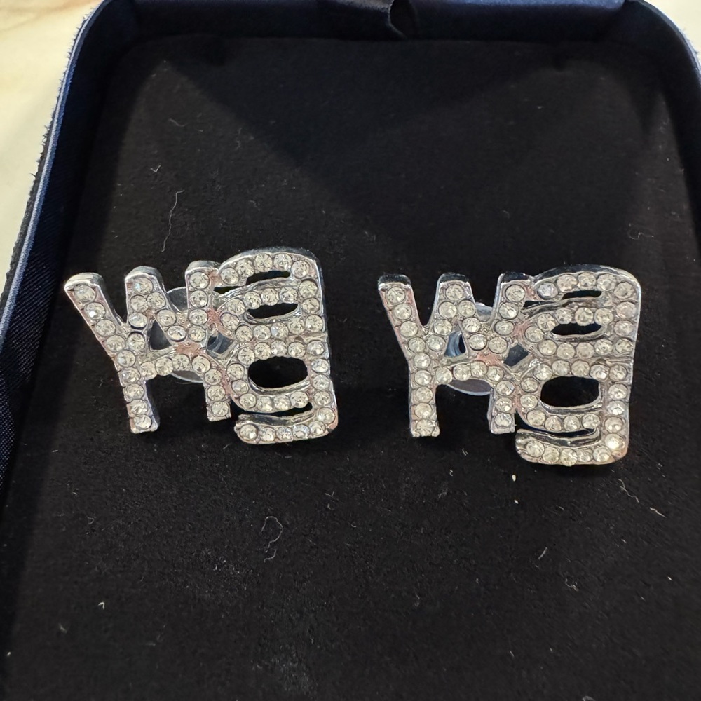 Silver earrings